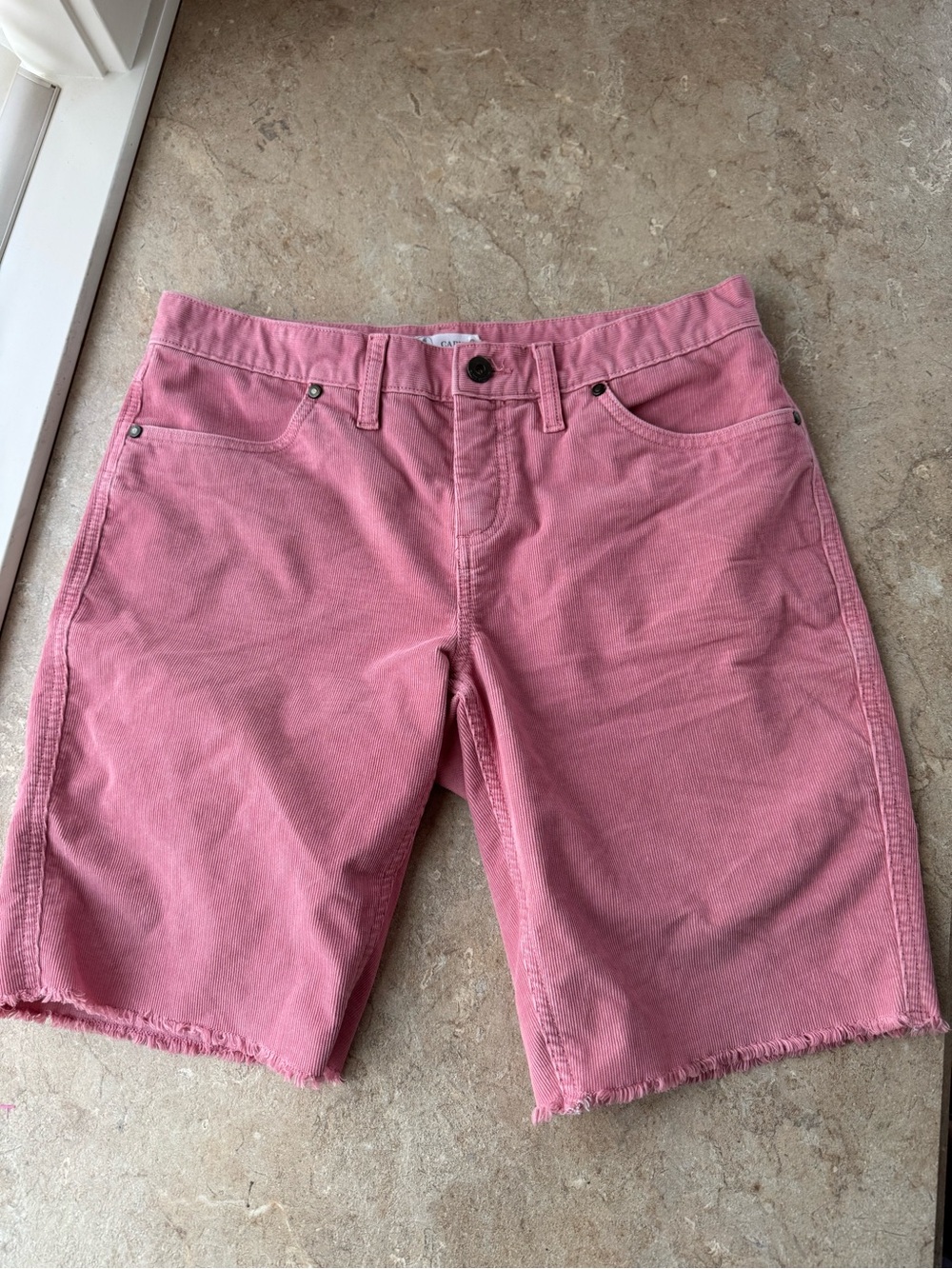 Carve Designs Oahu Corduroy Pink Shorts, Size 6